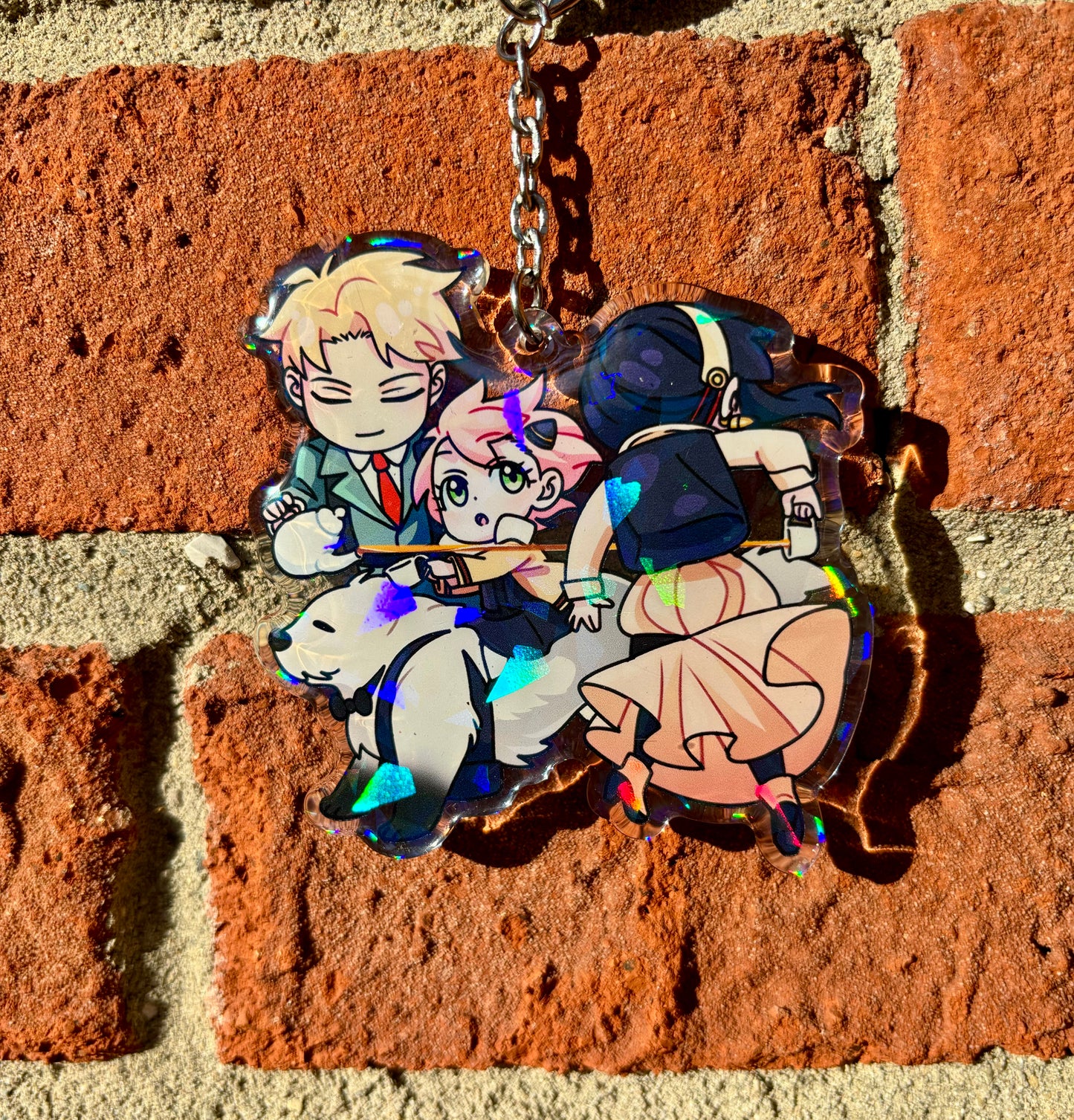 Spy x Family Holographic Charm