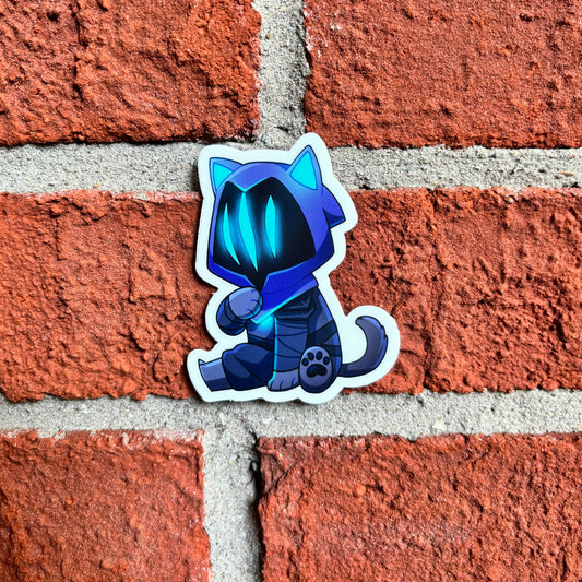 Omen Cat Sticker Products – Chocolace Shop