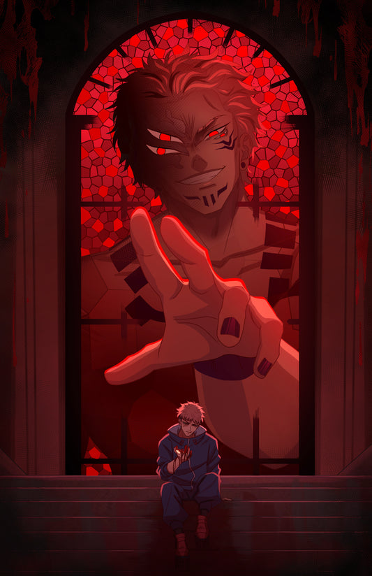 Itadori/Sukuna JJK Season 3 Art Print